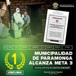 MUNICIPALIDAD DISTRITAL DE PARAMONGA CUMPLE META 3 DEL PROGRAMA DE INCENTIVOS A LA MEJORA DE LA GESTIÓN MUNICIPAL 2020